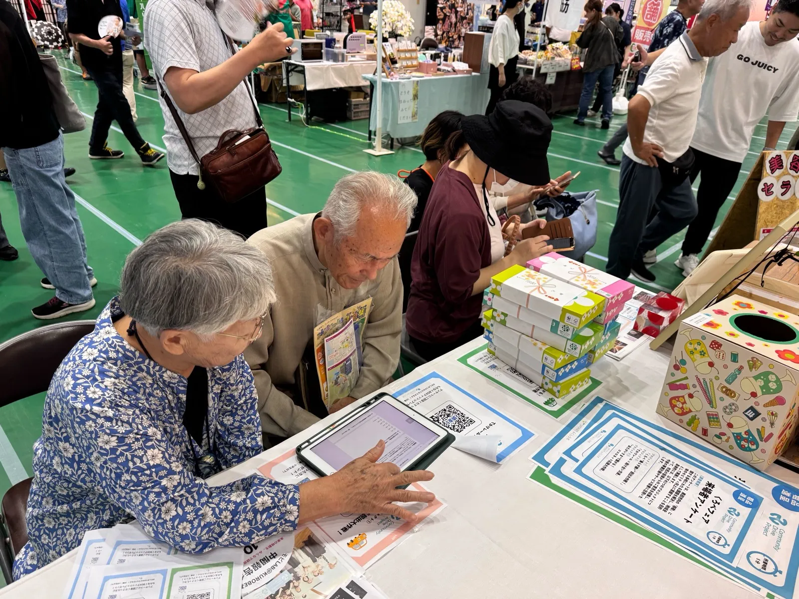 モビ LAB ブースの様子